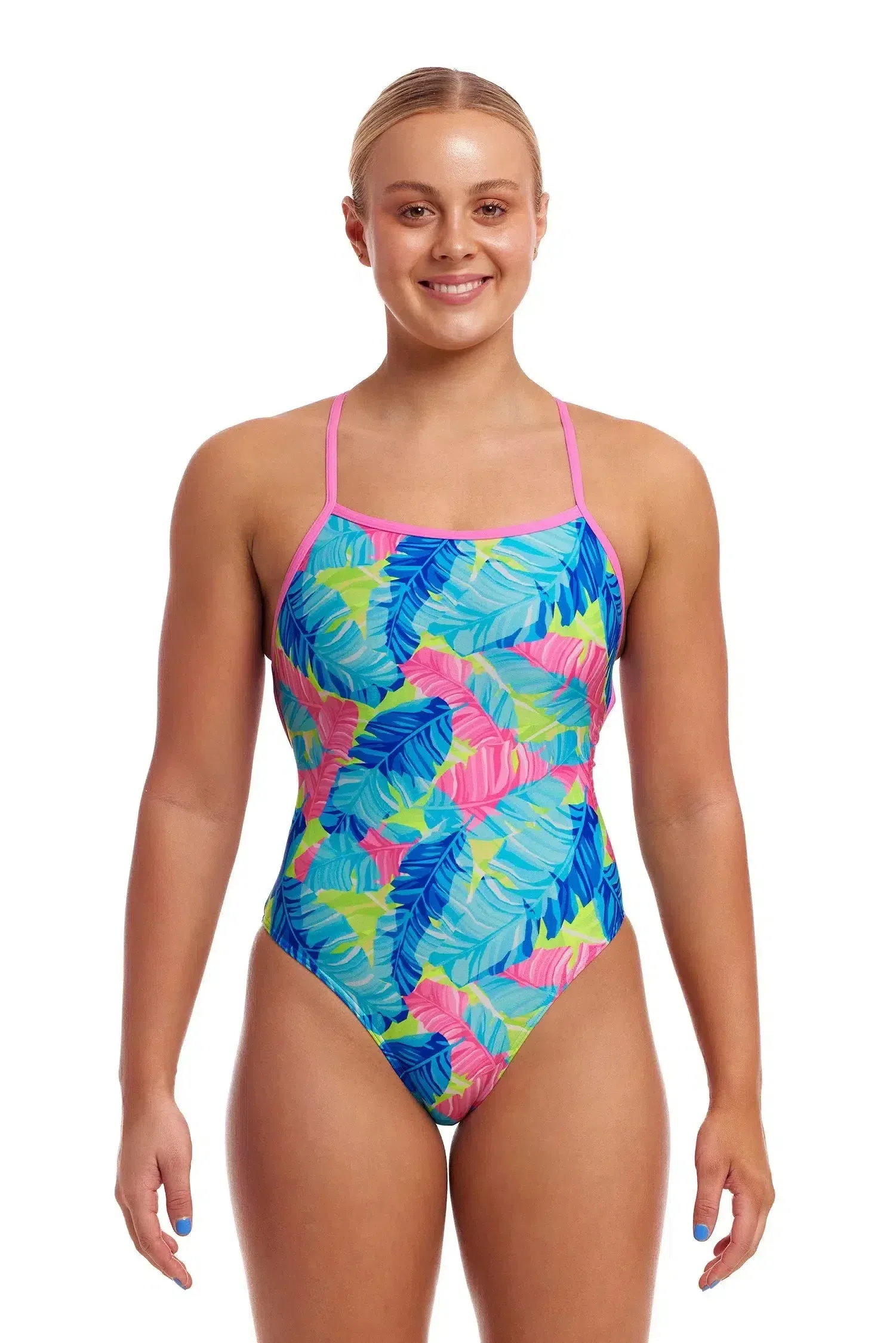 Funkita Strapped In One Piece I'm Leaving Badpak Dames - Afbeelding 2