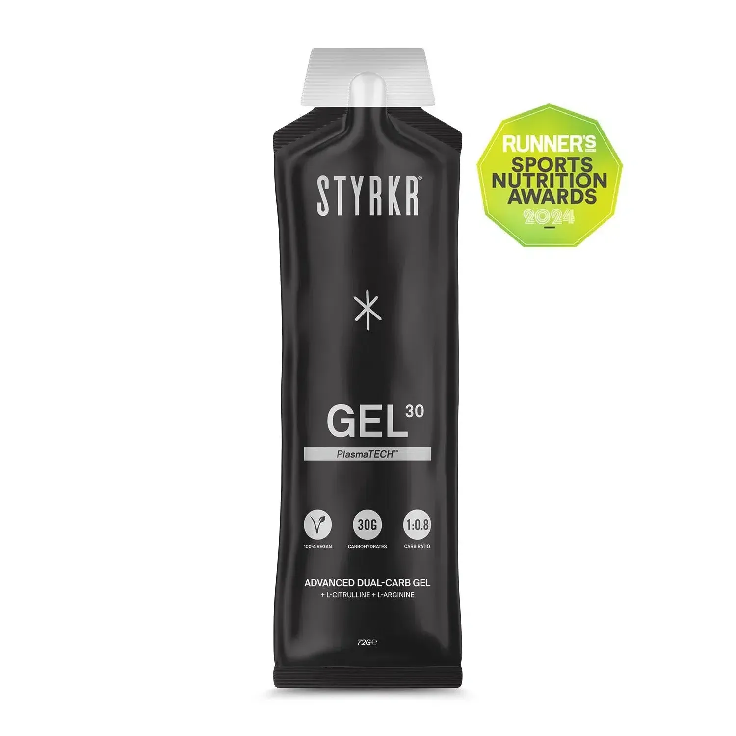 STYRKR Gel30 Dual-Carb Energiegel Doos (12x72gr) - Afbeelding 2