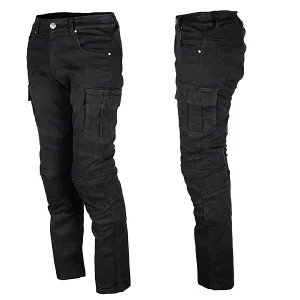 Lizard cargo motorbroek zwart