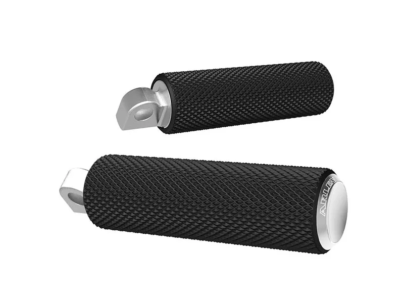 Ness knurled fusion voetsteunen chroom