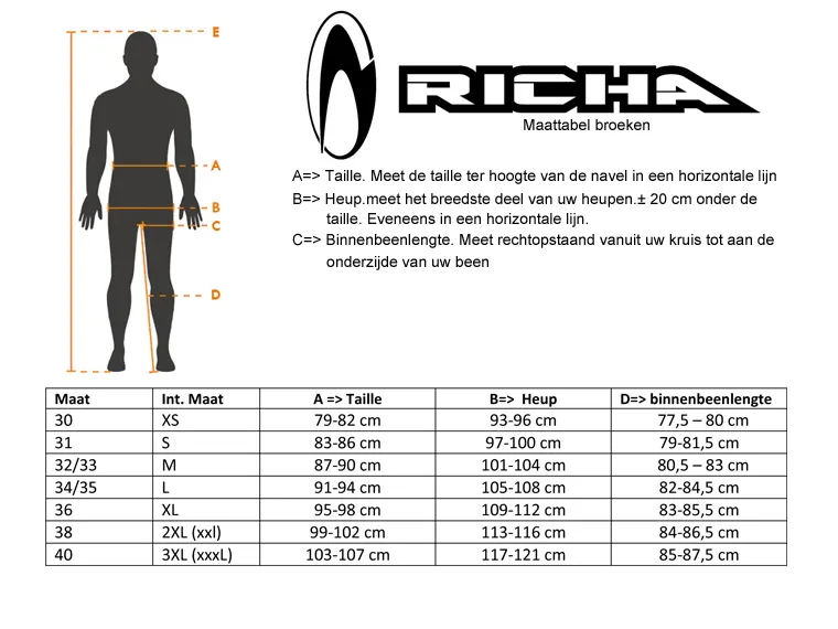 Richa brutale motorjeans - Afbeelding 2