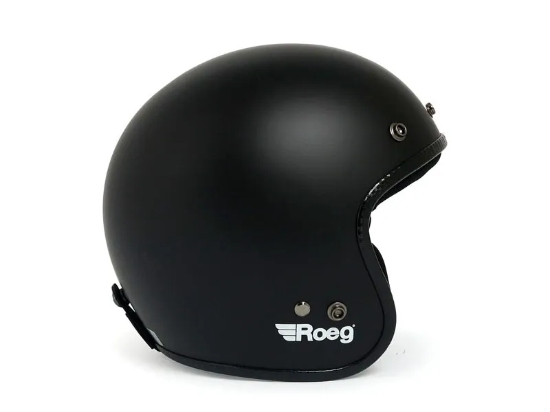 Roeg jett helm matzwart - Afbeelding 2