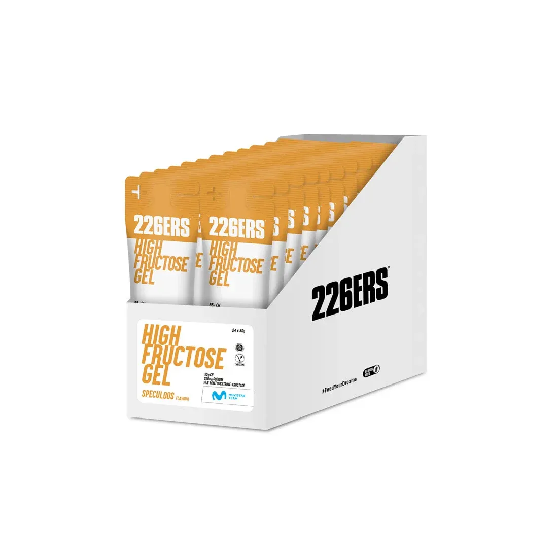 226ERS High Fructose Energiegel Doos (24x80gr)